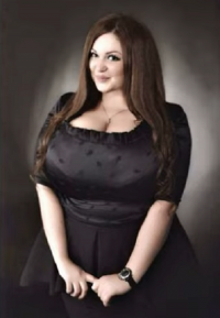 Valeria Egorova - Brunette Super Busty Big Hourglass Ukrainian Russian Beauty in a Sexy Lowcut...png