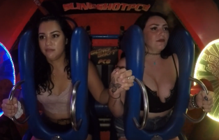 slingshot ride titties pop out