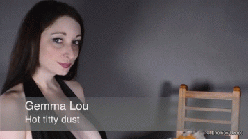 Gemma Lou hot titty dust vacuum 2014.gif