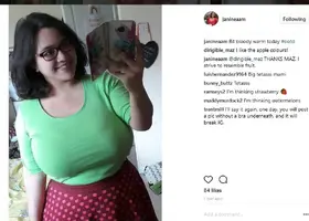 Janine - rat loving nerd with big bazookas  - everyone makes boob comments now.webp