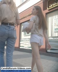 A pleasure to see those round cheeks hanging out her tight shorts2.jpg